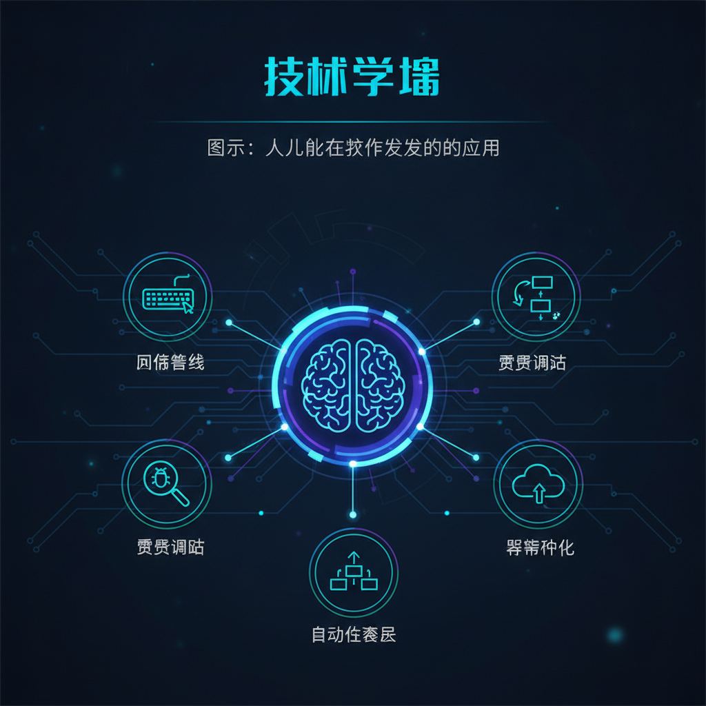 图示：人工智能在软件开发中的应用